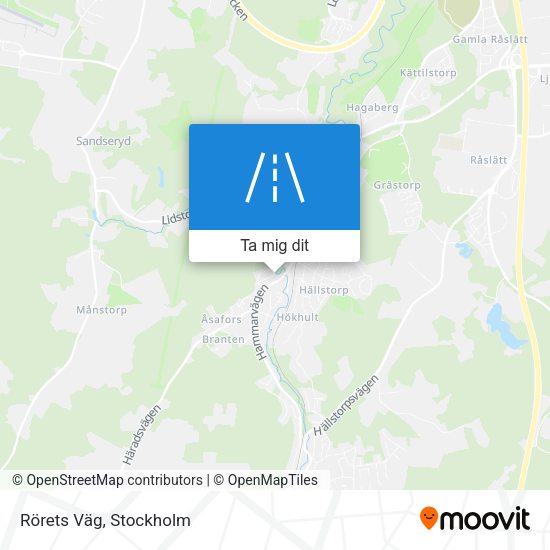 Rörets Väg karta