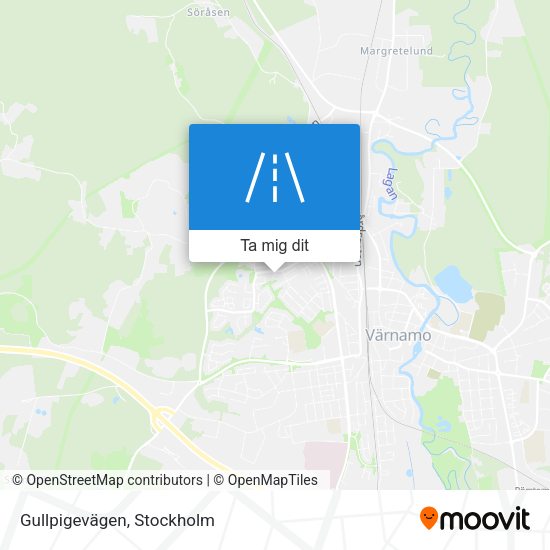 Gullpigevägen karta