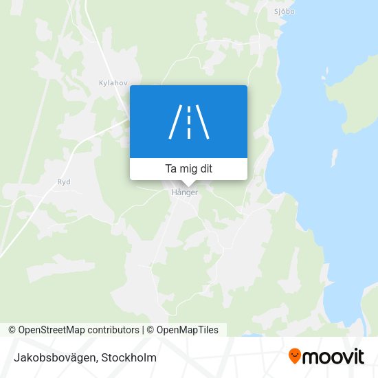 Jakobsbovägen karta