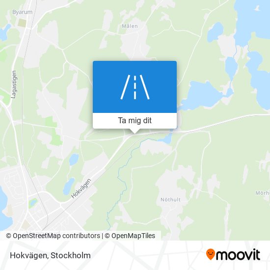 Hokvägen karta