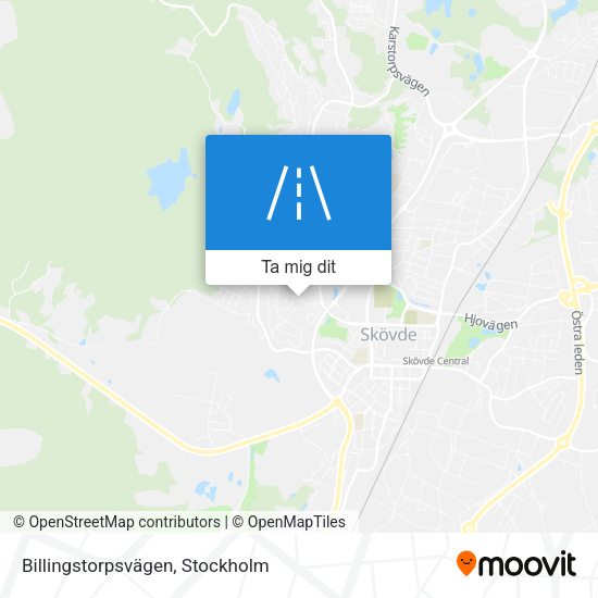 Billingstorpsvägen karta
