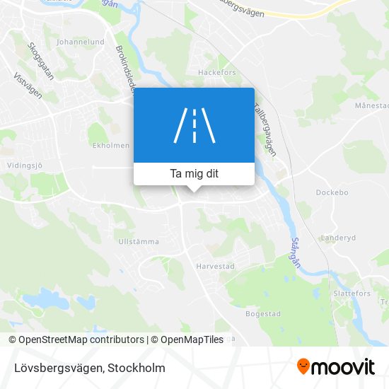 Lövsbergsvägen karta