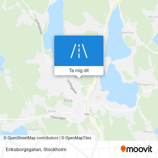 Eriksborgsgatan karta