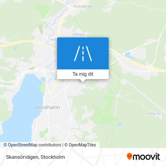 Skansörvägen karta