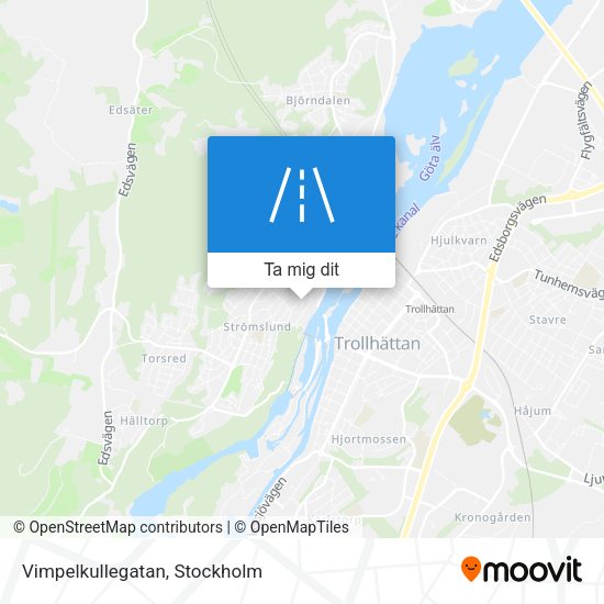 Vimpelkullegatan karta