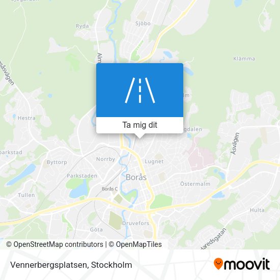 Vennerbergsplatsen karta