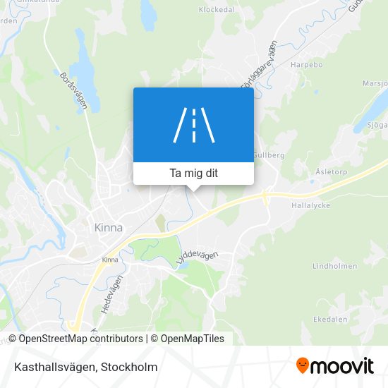 Kasthallsvägen karta