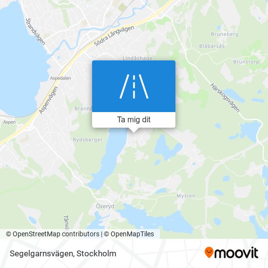 Segelgarnsvägen karta