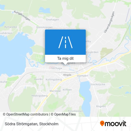 Södra Strömgatan karta