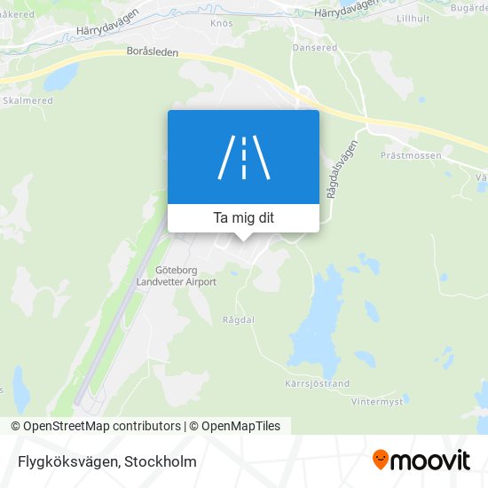 Flygköksvägen karta