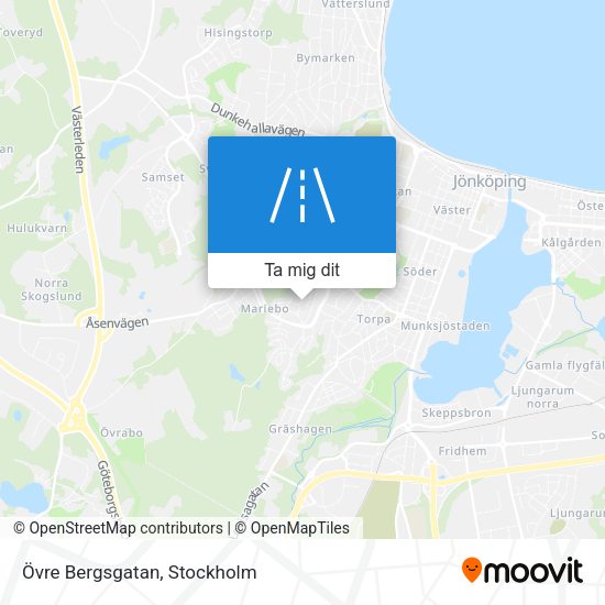 Övre Bergsgatan karta