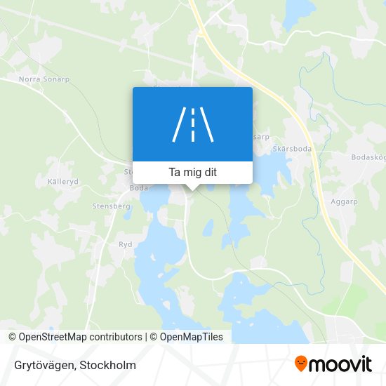 Grytövägen karta