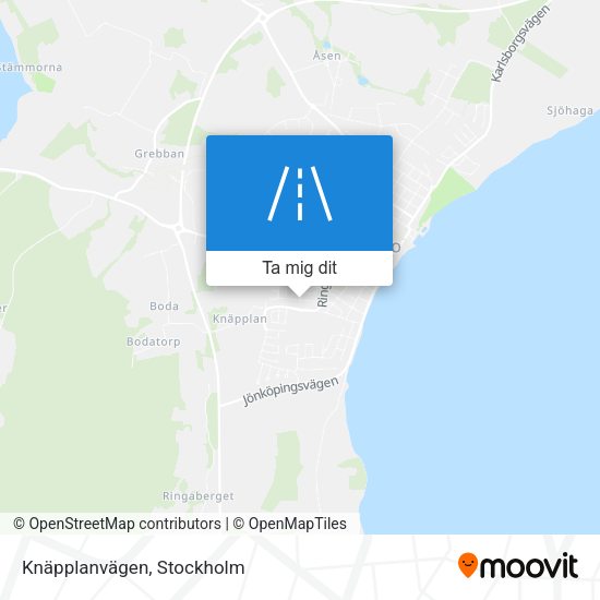 Knäpplanvägen karta