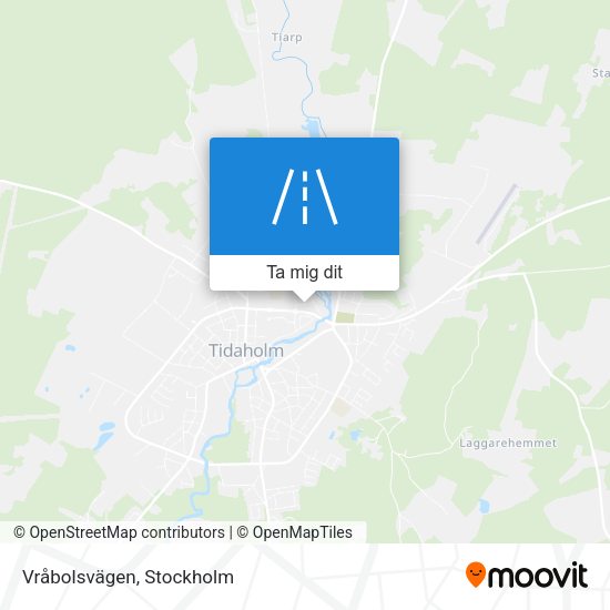 Vråbolsvägen karta
