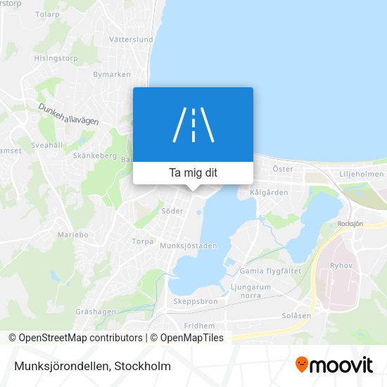 Munksjörondellen karta