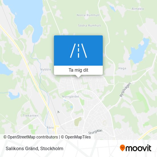 Salikons Gränd karta