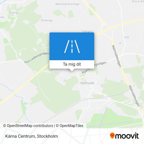 Kärna Centrum karta