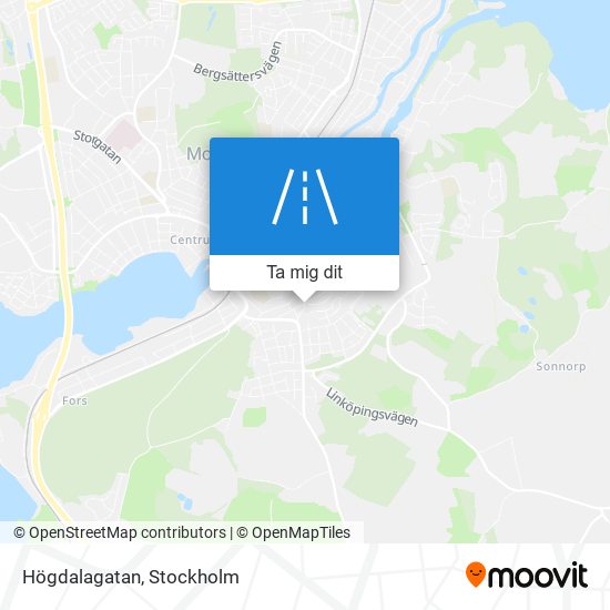 Högdalagatan karta