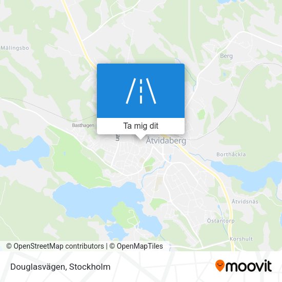 Douglasvägen karta