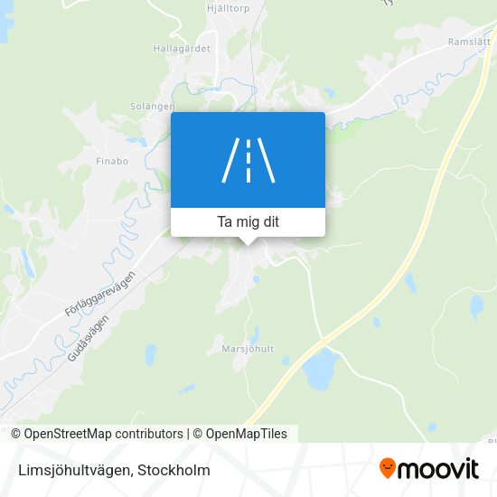 Limsjöhultvägen karta