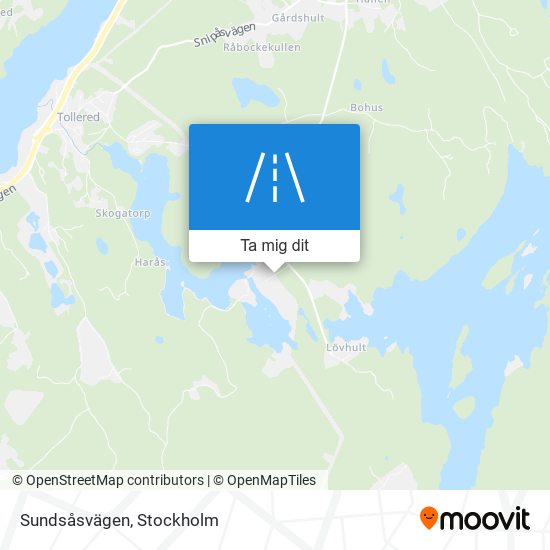 Sundsåsvägen karta