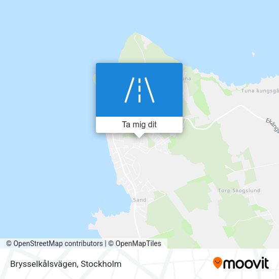 Brysselkålsvägen karta