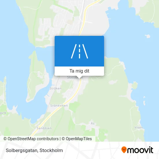 Solbergsgatan karta
