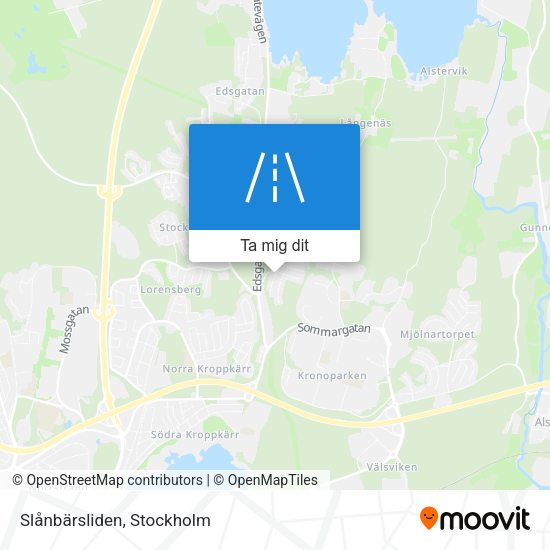 Slånbärsliden karta
