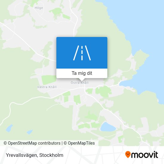 Yrevallsvägen karta