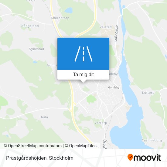 Prästgårdshöjden karta