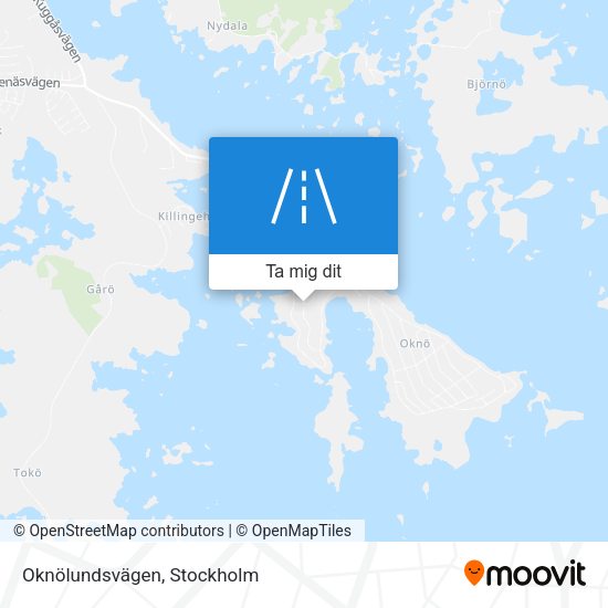 Oknölundsvägen karta