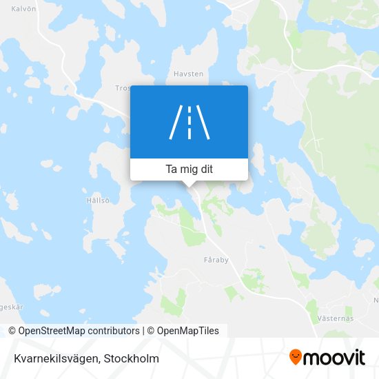 Kvarnekilsvägen karta