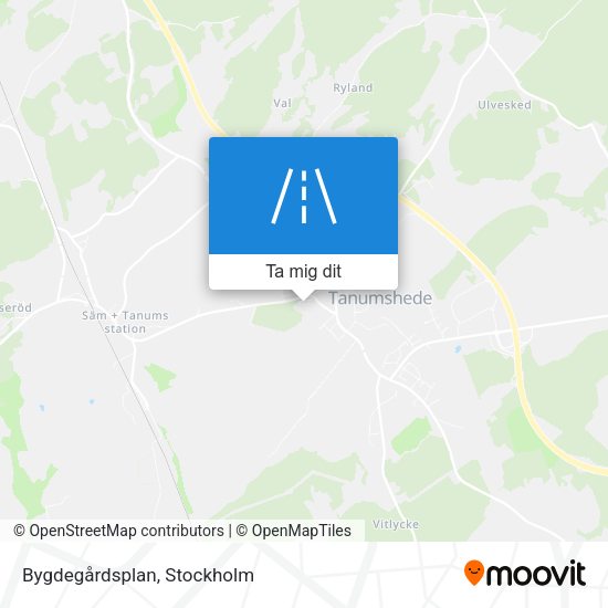 Bygdegårdsplan karta