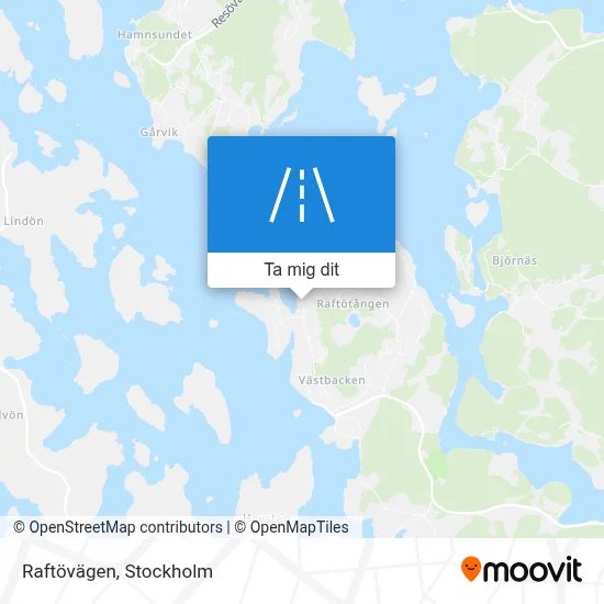 Raftövägen karta