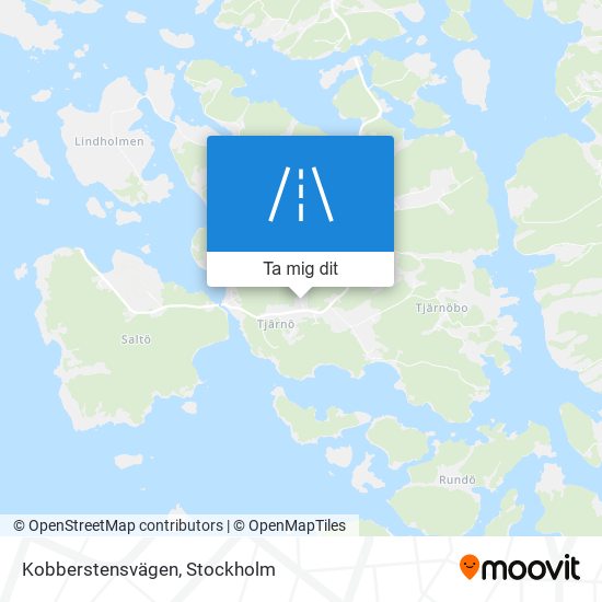 Kobberstensvägen karta