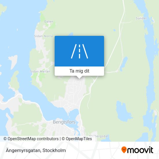 Ängemyrsgatan karta