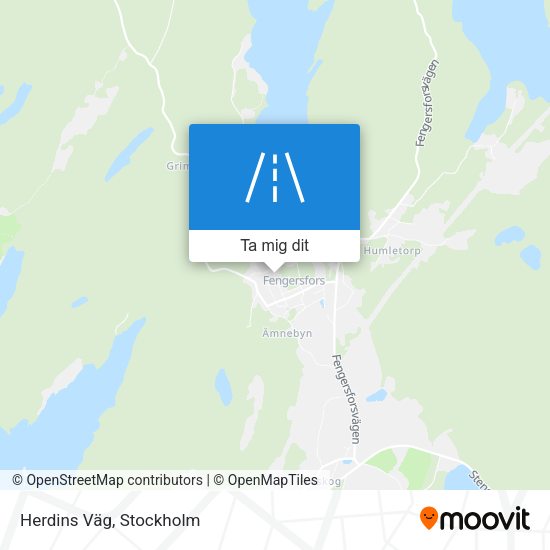 Herdins Väg karta