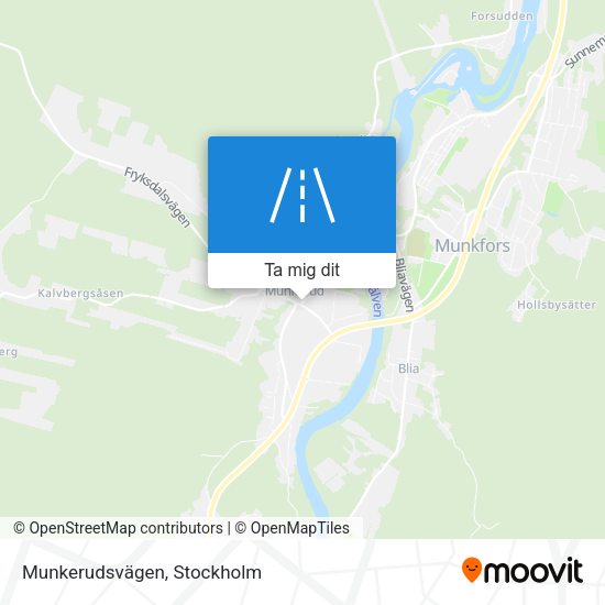 Munkerudsvägen karta