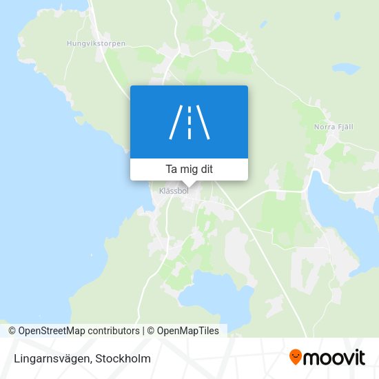 Lingarnsvägen karta