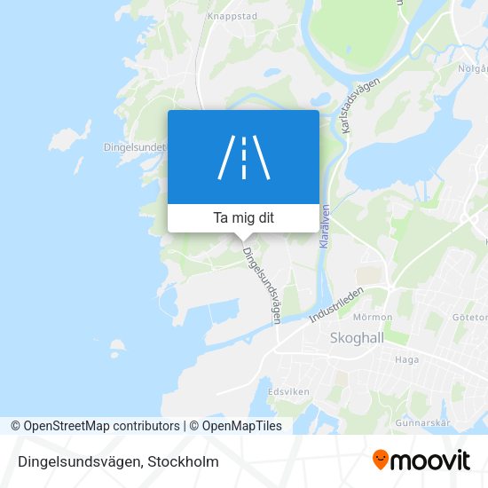 Dingelsundsvägen karta