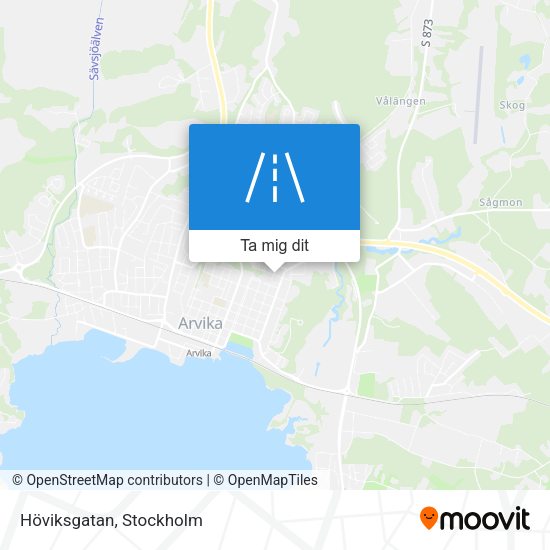 Höviksgatan karta