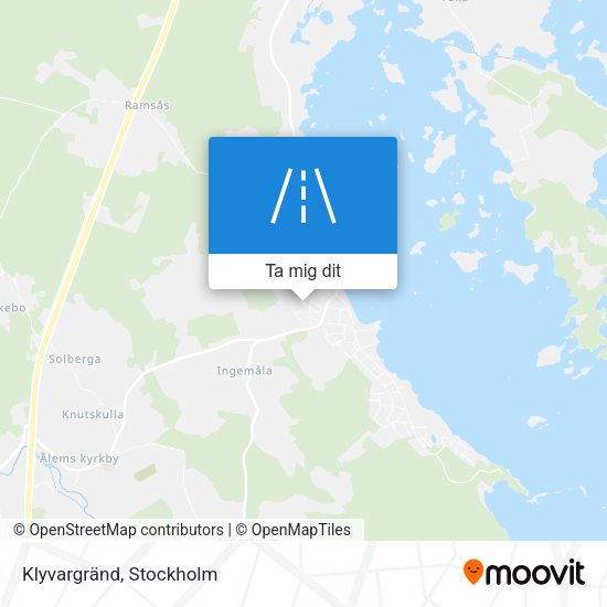 Klyvargränd karta