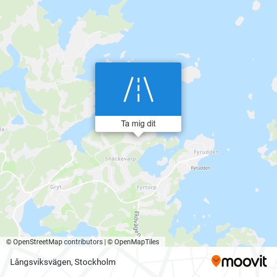 Långsviksvägen karta