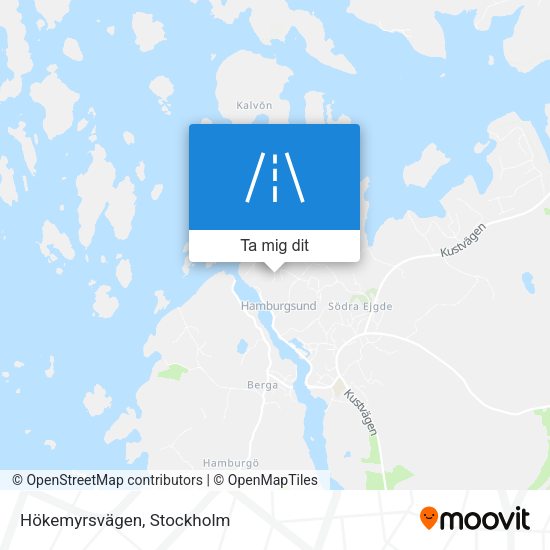 Hökemyrsvägen karta