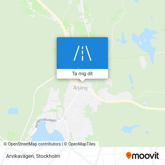Arvikavägen karta