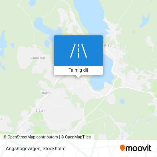 Ängshögevägen karta
