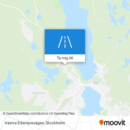 Västra Edsmyrevägen karta