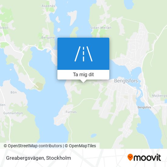 Greabergsvägen karta