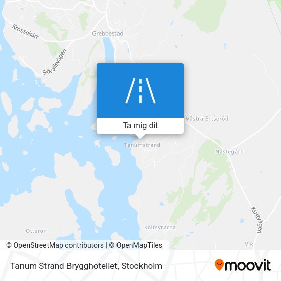 Tanum Strand Brygghotellet karta