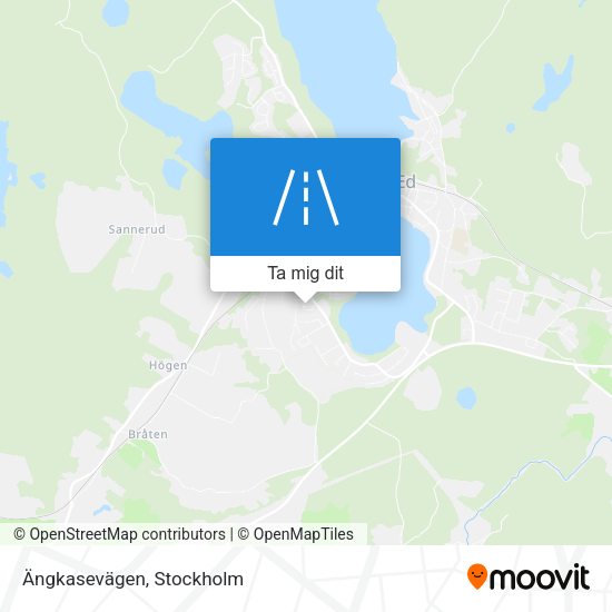 Ängkasevägen karta